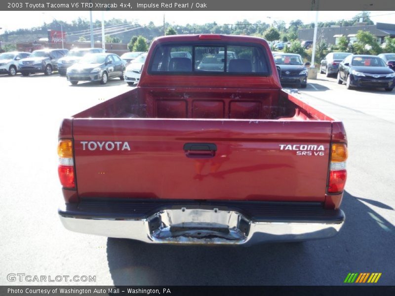 Impulse Red Pearl / Oak 2003 Toyota Tacoma V6 TRD Xtracab 4x4