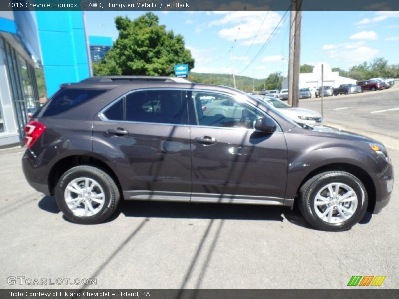 Tungsten Metallic / Jet Black 2016 Chevrolet Equinox LT AWD
