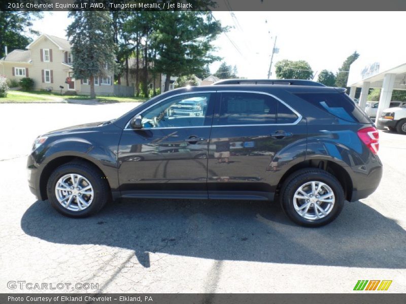 Tungsten Metallic / Jet Black 2016 Chevrolet Equinox LT AWD