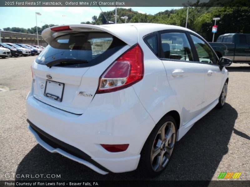 Oxford White / ST Charcoal Black 2015 Ford Fiesta ST Hatchback