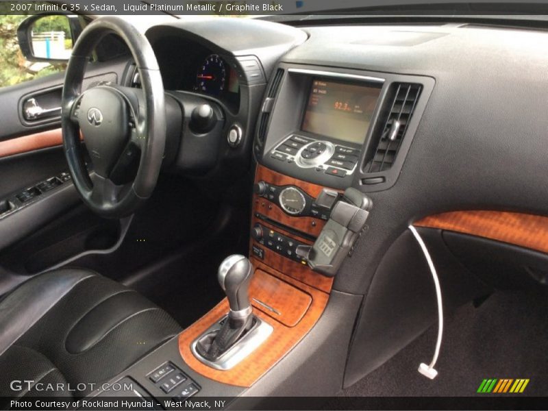 Liquid Platinum Metallic / Graphite Black 2007 Infiniti G 35 x Sedan