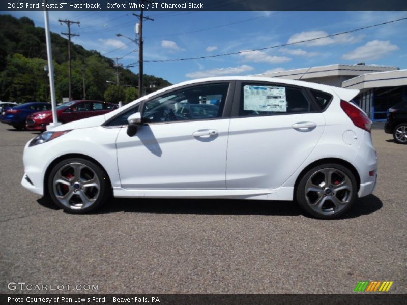 Oxford White / ST Charcoal Black 2015 Ford Fiesta ST Hatchback