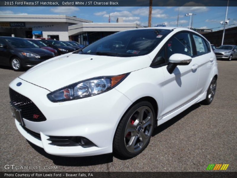 Oxford White / ST Charcoal Black 2015 Ford Fiesta ST Hatchback
