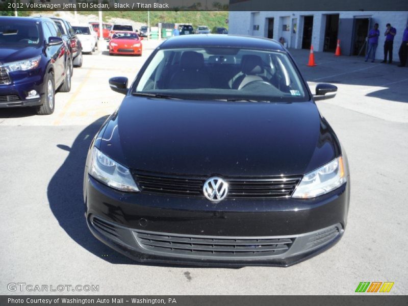 Black / Titan Black 2012 Volkswagen Jetta TDI Sedan