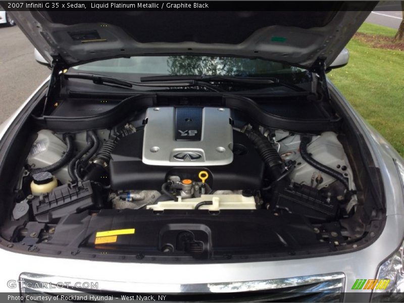 Liquid Platinum Metallic / Graphite Black 2007 Infiniti G 35 x Sedan