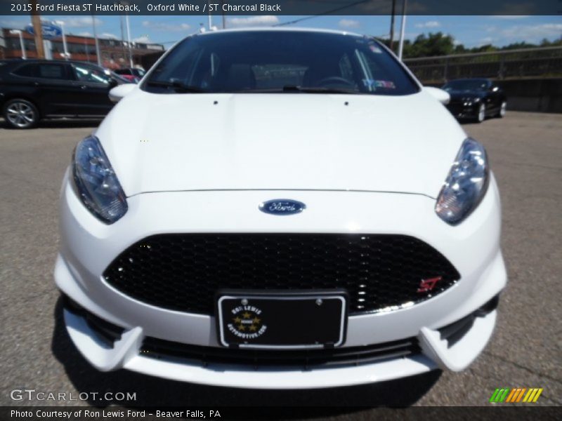 Oxford White / ST Charcoal Black 2015 Ford Fiesta ST Hatchback