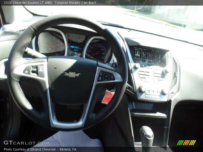 Tungsten Metallic / Jet Black 2016 Chevrolet Equinox LT AWD