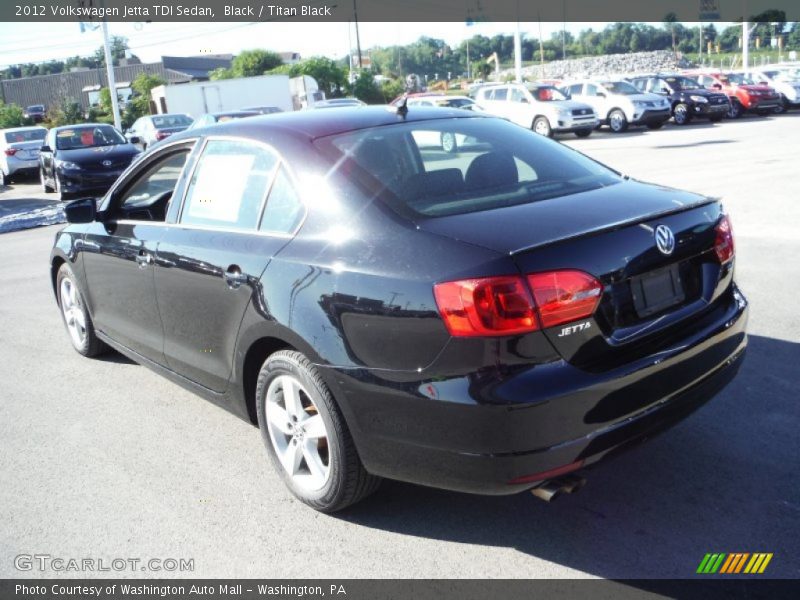 Black / Titan Black 2012 Volkswagen Jetta TDI Sedan