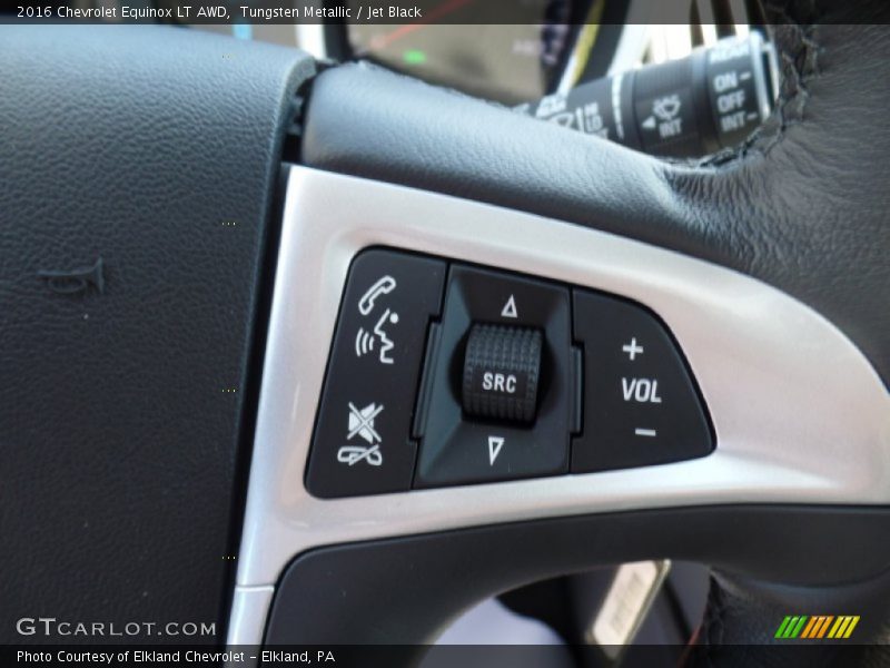 Tungsten Metallic / Jet Black 2016 Chevrolet Equinox LT AWD