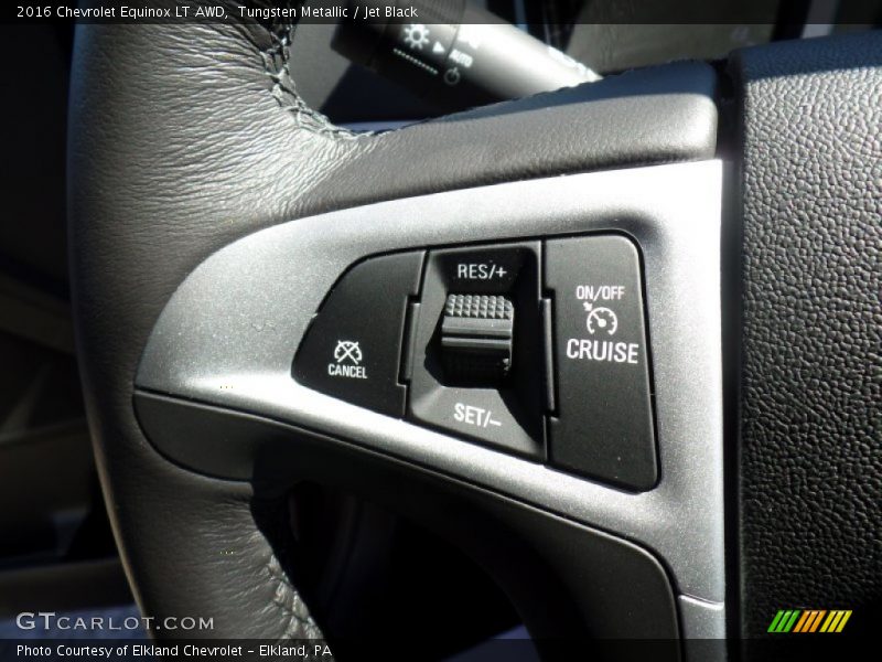 Tungsten Metallic / Jet Black 2016 Chevrolet Equinox LT AWD