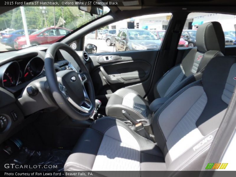 Oxford White / ST Charcoal Black 2015 Ford Fiesta ST Hatchback
