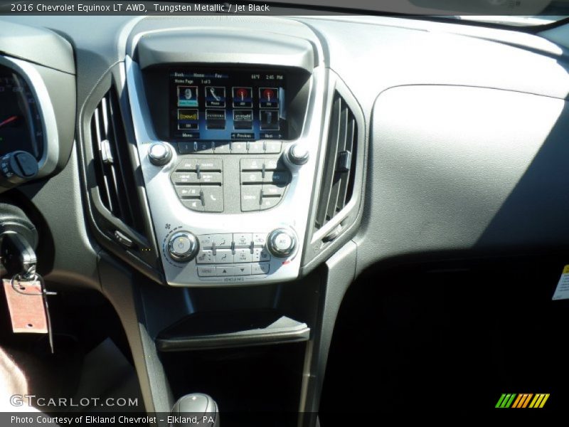 Tungsten Metallic / Jet Black 2016 Chevrolet Equinox LT AWD