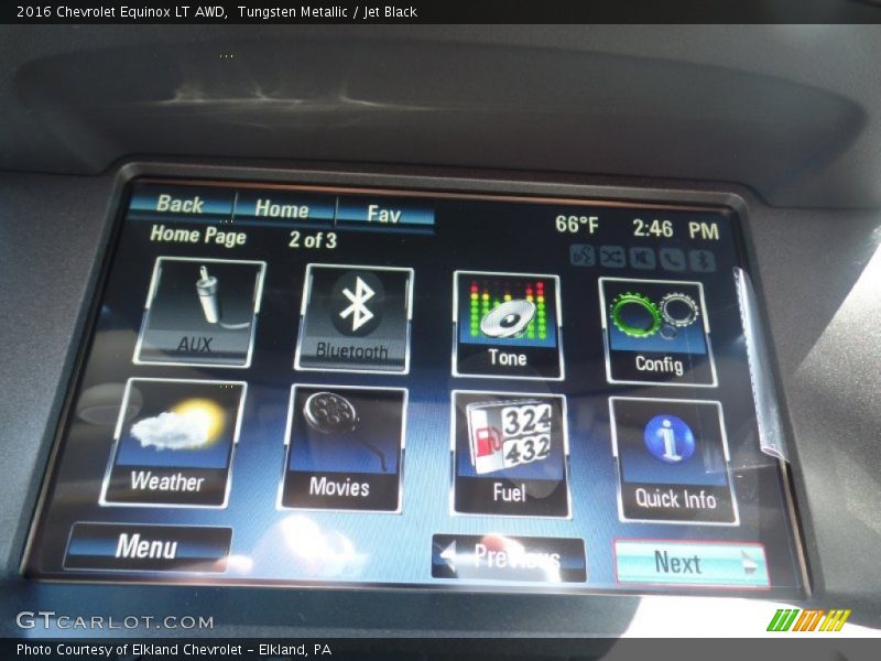 Tungsten Metallic / Jet Black 2016 Chevrolet Equinox LT AWD