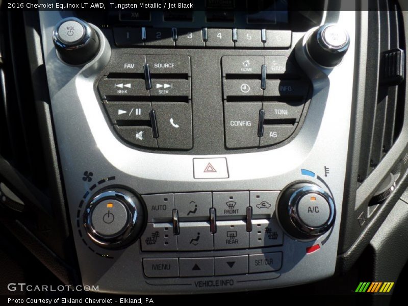 Tungsten Metallic / Jet Black 2016 Chevrolet Equinox LT AWD