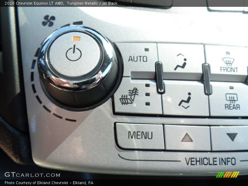 Tungsten Metallic / Jet Black 2016 Chevrolet Equinox LT AWD