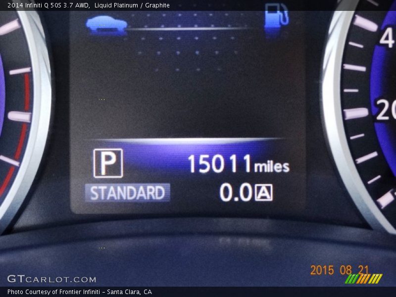 Liquid Platinum / Graphite 2014 Infiniti Q 50S 3.7 AWD