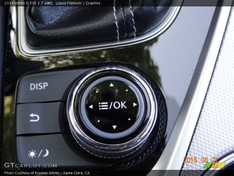 Liquid Platinum / Graphite 2014 Infiniti Q 50S 3.7 AWD