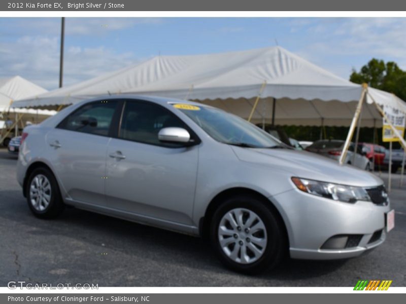 Bright Silver / Stone 2012 Kia Forte EX