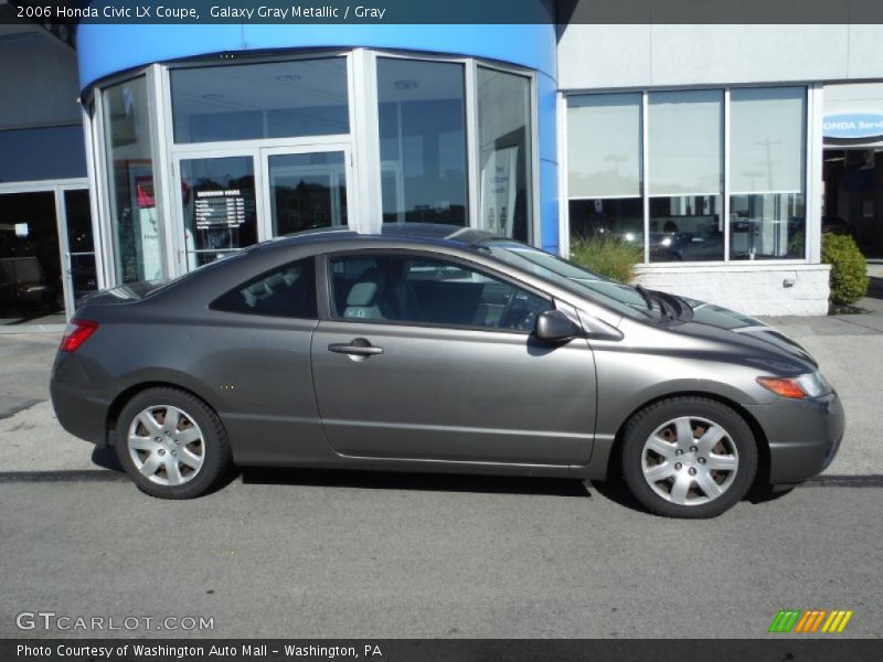 Galaxy Gray Metallic / Gray 2006 Honda Civic LX Coupe