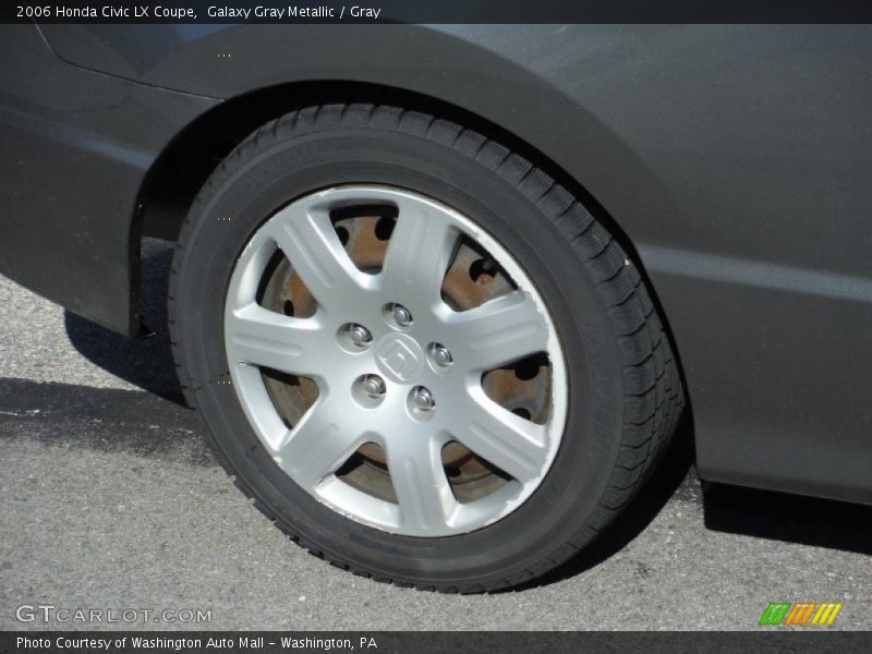 Galaxy Gray Metallic / Gray 2006 Honda Civic LX Coupe