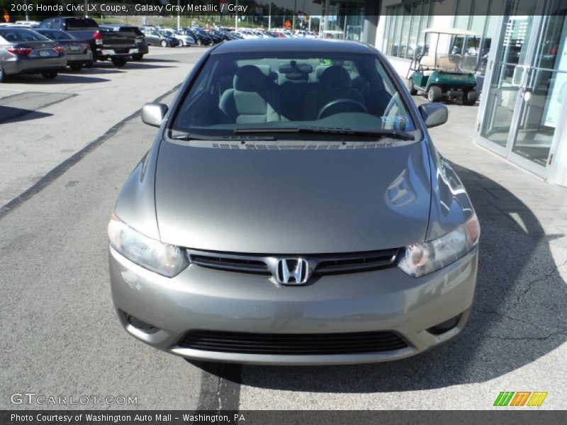 Galaxy Gray Metallic / Gray 2006 Honda Civic LX Coupe