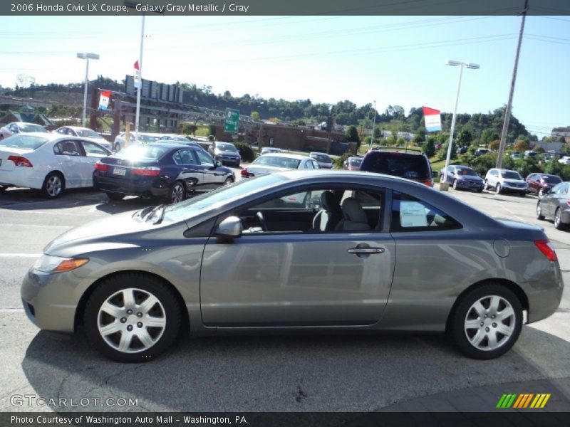 Galaxy Gray Metallic / Gray 2006 Honda Civic LX Coupe