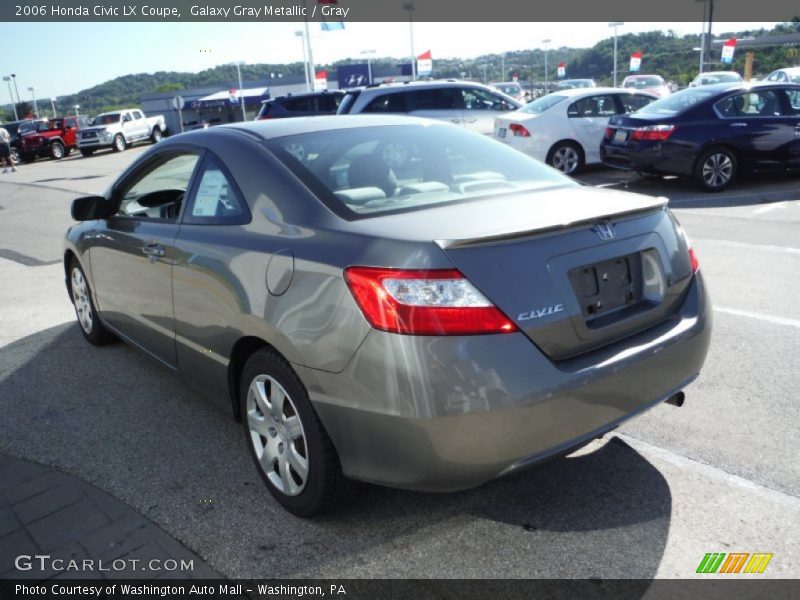 Galaxy Gray Metallic / Gray 2006 Honda Civic LX Coupe