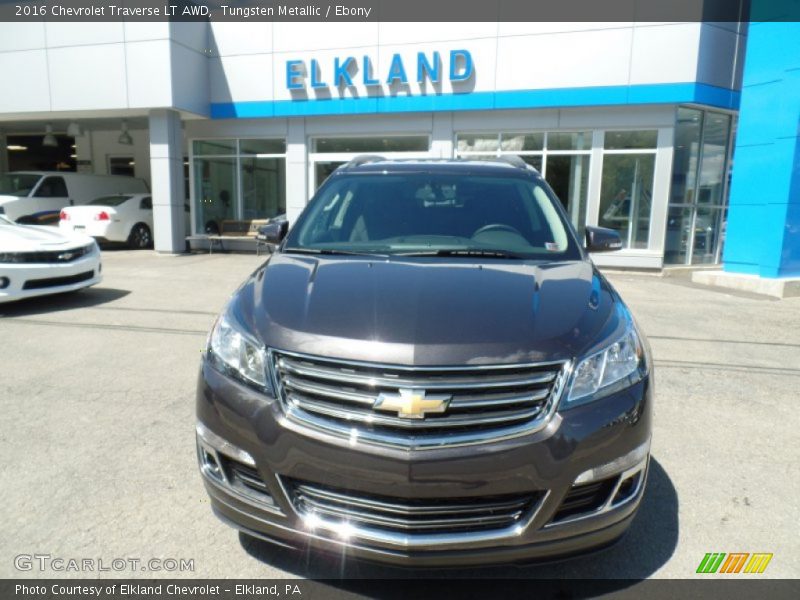 Tungsten Metallic / Ebony 2016 Chevrolet Traverse LT AWD