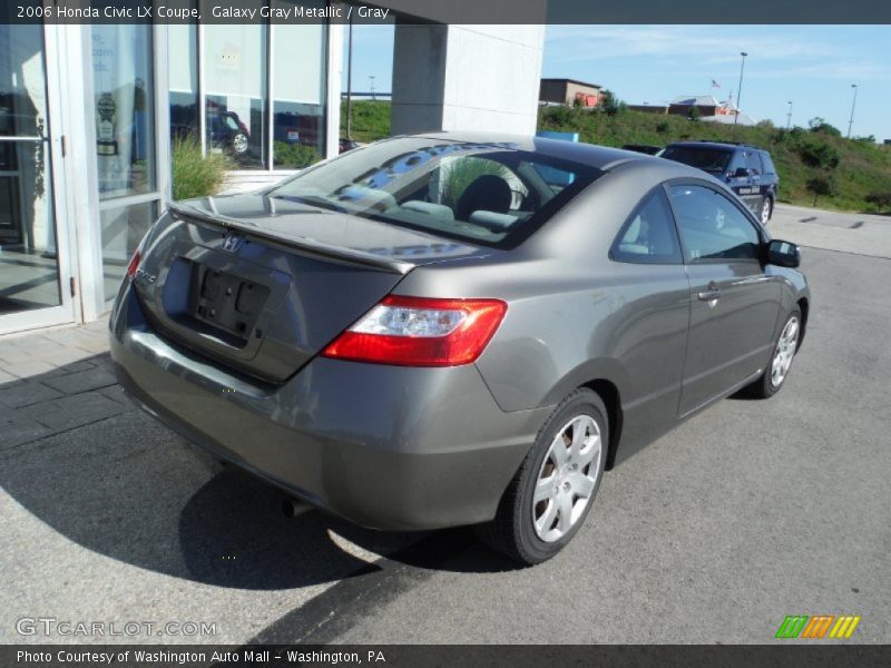 Galaxy Gray Metallic / Gray 2006 Honda Civic LX Coupe