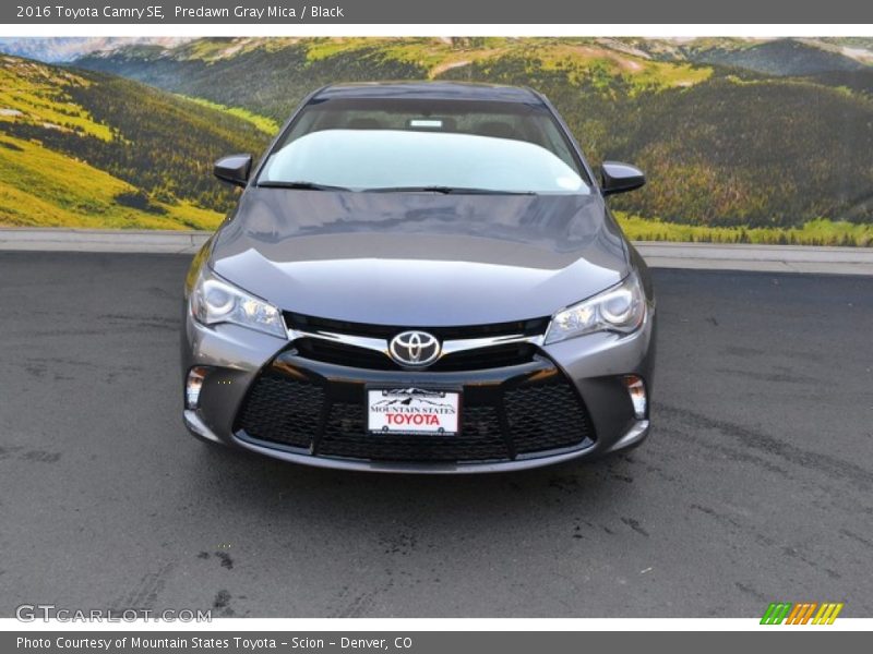 Predawn Gray Mica / Black 2016 Toyota Camry SE
