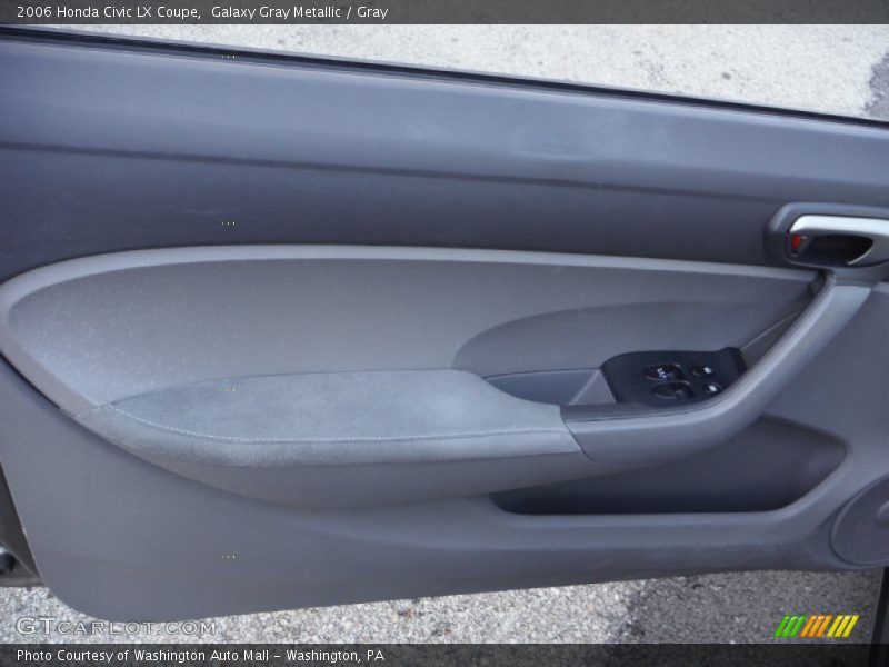Galaxy Gray Metallic / Gray 2006 Honda Civic LX Coupe