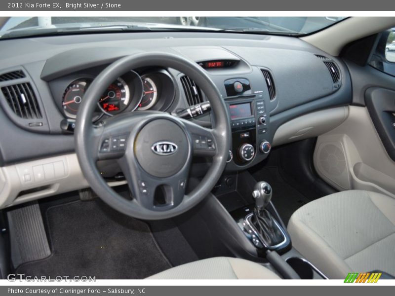 Bright Silver / Stone 2012 Kia Forte EX