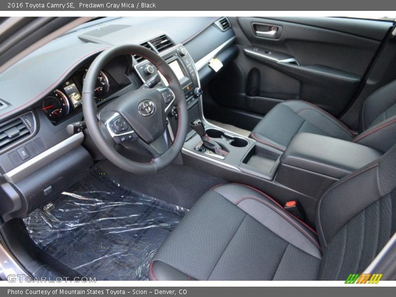 Predawn Gray Mica / Black 2016 Toyota Camry SE