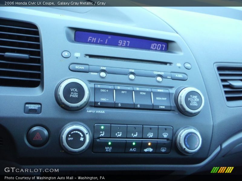 Galaxy Gray Metallic / Gray 2006 Honda Civic LX Coupe