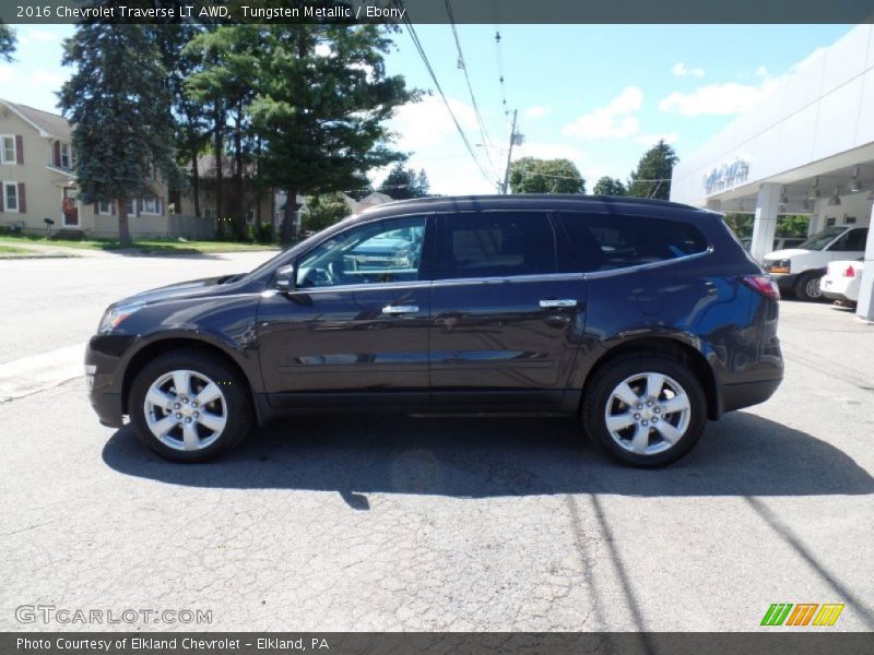 Tungsten Metallic / Ebony 2016 Chevrolet Traverse LT AWD