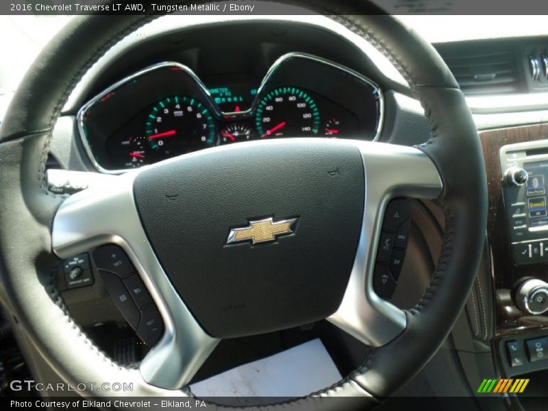 Tungsten Metallic / Ebony 2016 Chevrolet Traverse LT AWD
