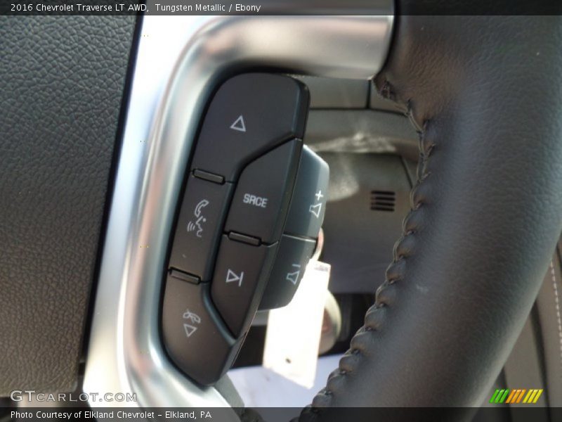 Tungsten Metallic / Ebony 2016 Chevrolet Traverse LT AWD