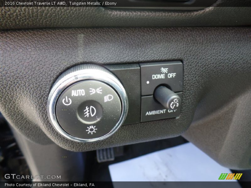 Tungsten Metallic / Ebony 2016 Chevrolet Traverse LT AWD