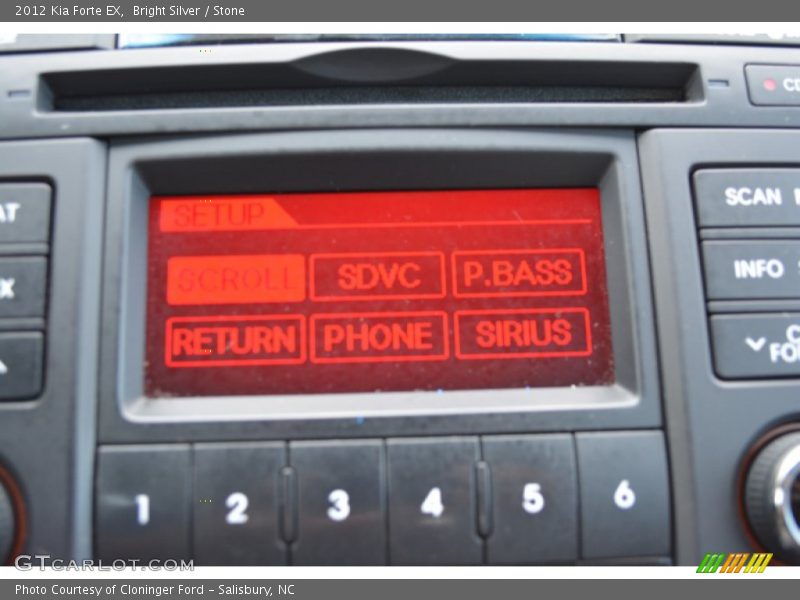 Bright Silver / Stone 2012 Kia Forte EX