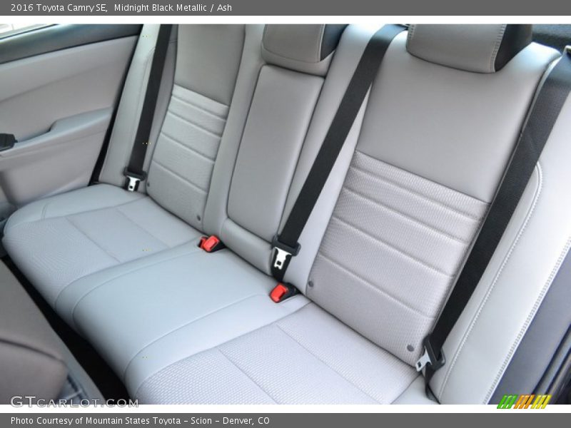 Rear Seat of 2016 Camry SE