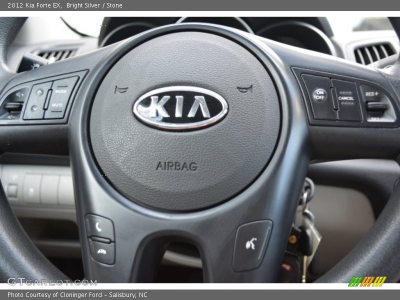 Bright Silver / Stone 2012 Kia Forte EX