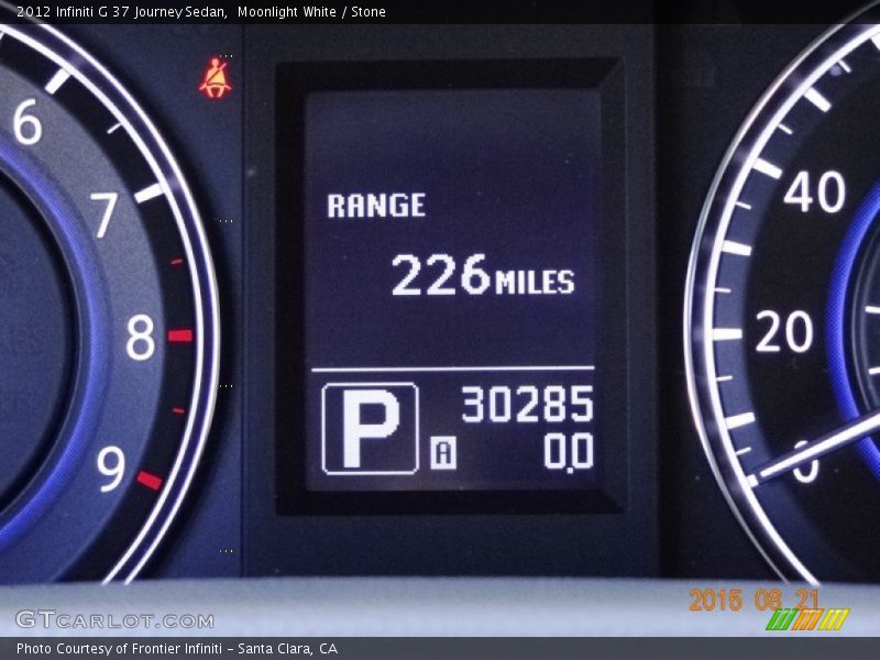 Moonlight White / Stone 2012 Infiniti G 37 Journey Sedan