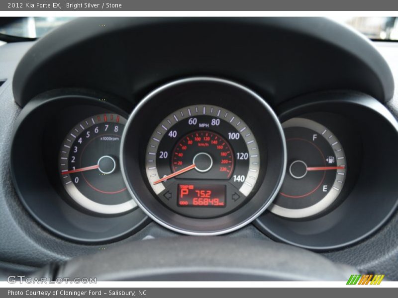 Bright Silver / Stone 2012 Kia Forte EX