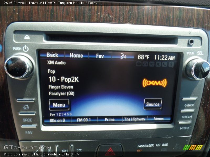 Tungsten Metallic / Ebony 2016 Chevrolet Traverse LT AWD