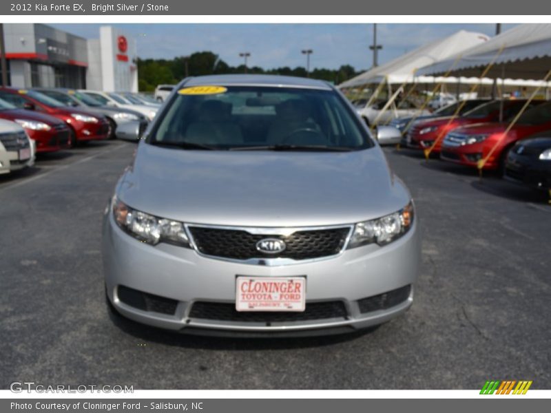Bright Silver / Stone 2012 Kia Forte EX