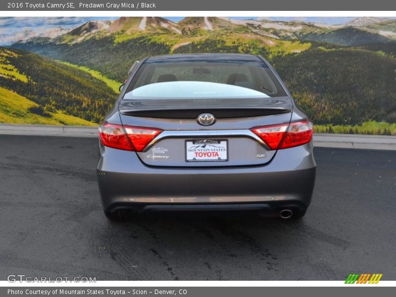 Predawn Gray Mica / Black 2016 Toyota Camry SE