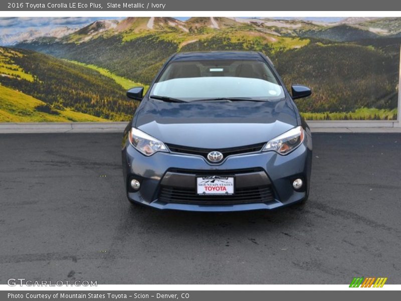 Slate Metallic / Ivory 2016 Toyota Corolla LE Eco Plus