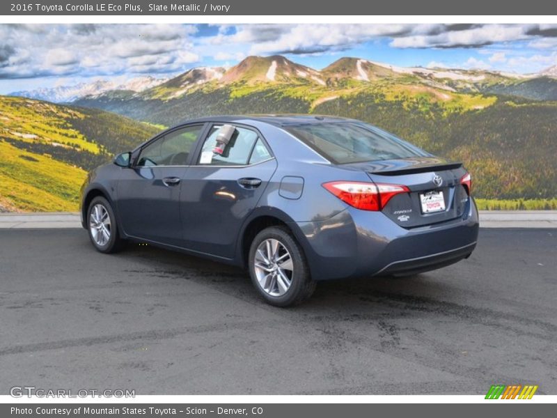 Slate Metallic / Ivory 2016 Toyota Corolla LE Eco Plus