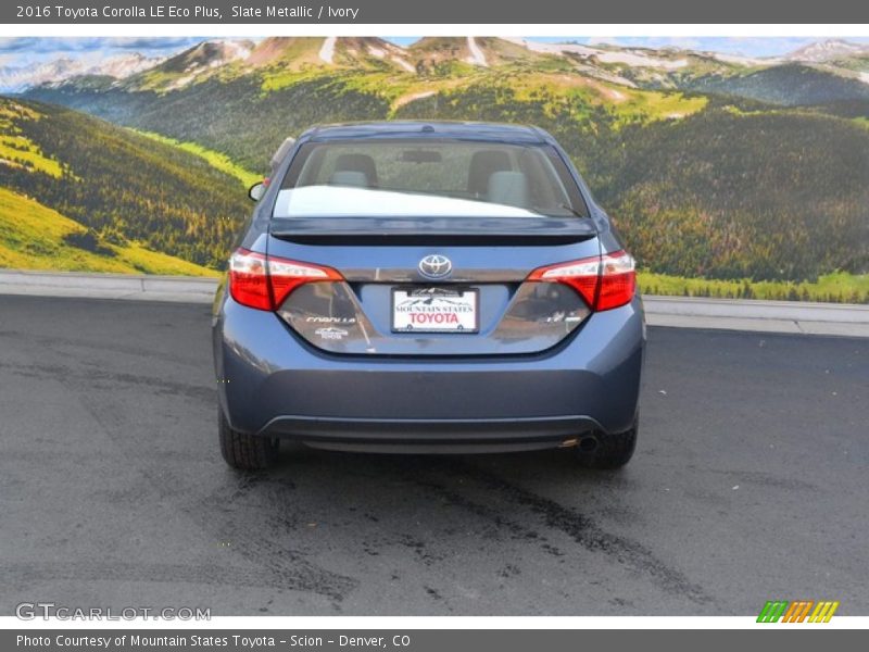 Slate Metallic / Ivory 2016 Toyota Corolla LE Eco Plus