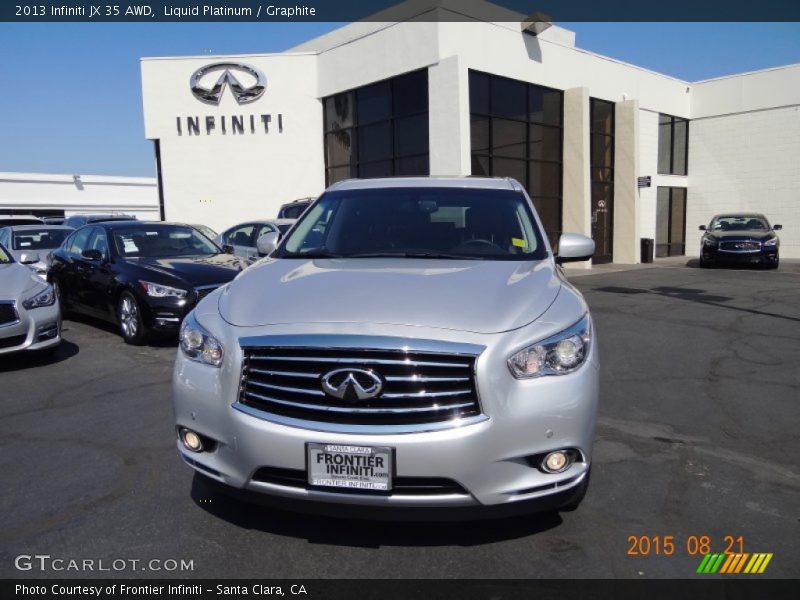 Liquid Platinum / Graphite 2013 Infiniti JX 35 AWD